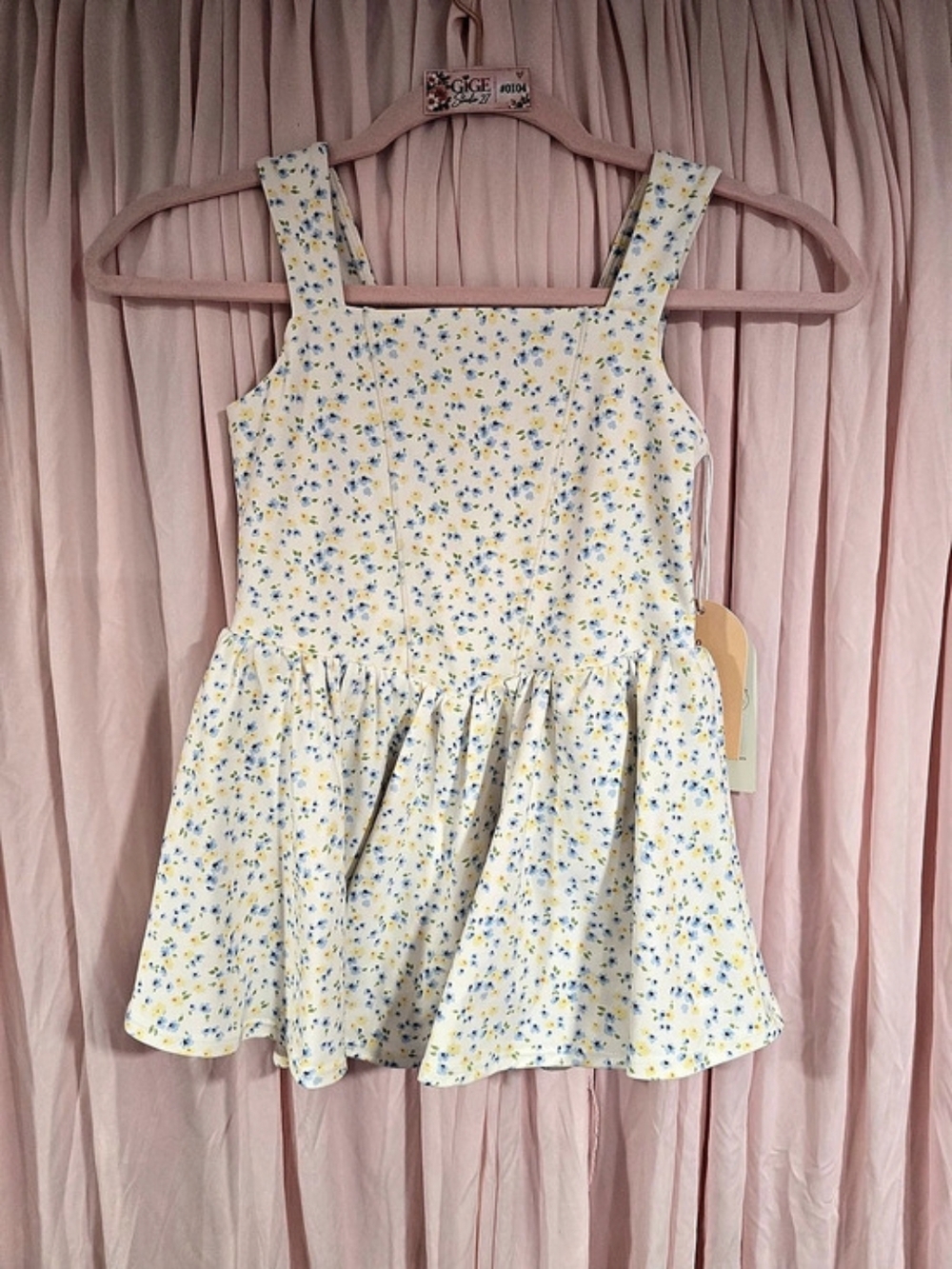 Blogilates Floral Dress Size Medium NWT